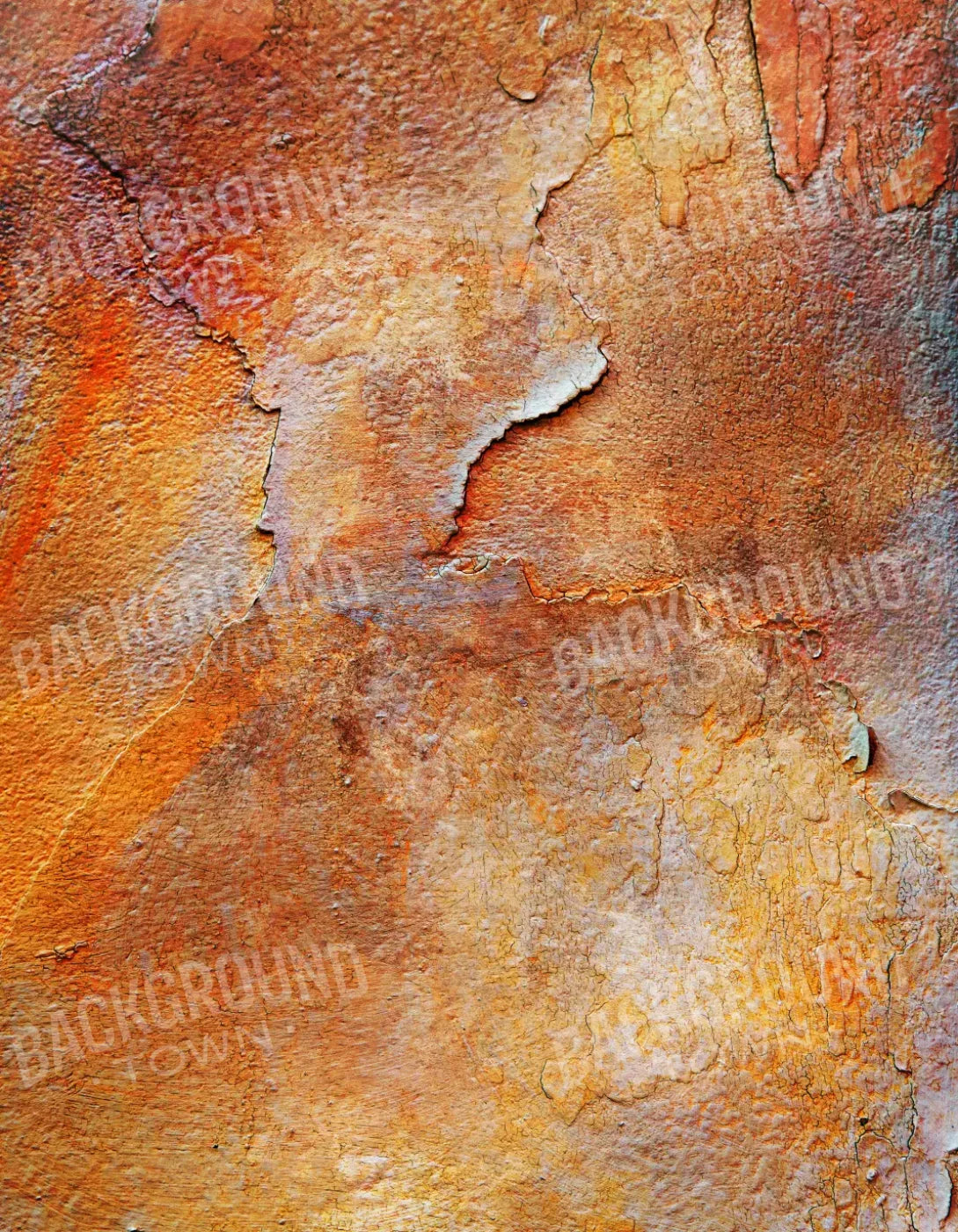 Orange Stone 6X8 Fleece ( 72 X 96 Inch ) Backdrop