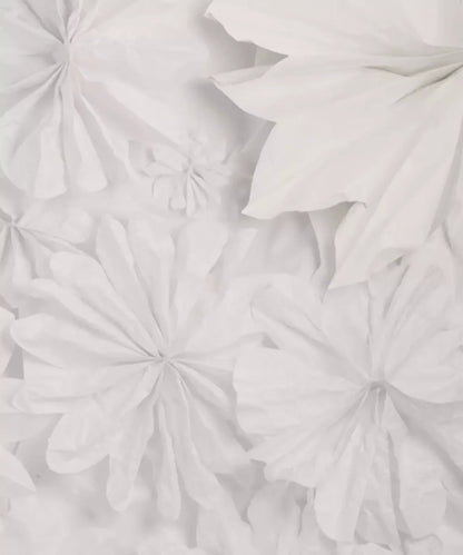 Gray Floral Backdrop for Photography