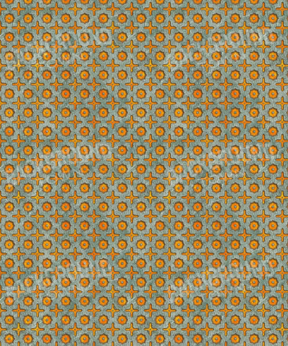 Orange Pattern Backdrop for Photography