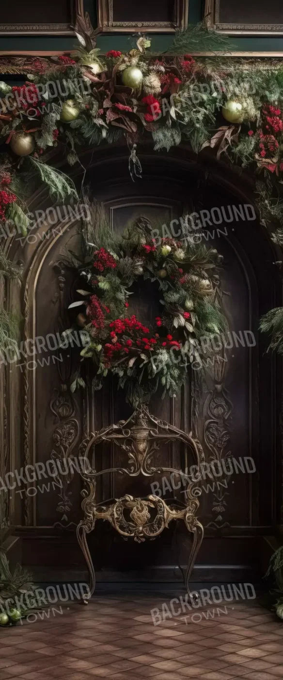 Ornate Christmas Arch 5’X12’ Ultracloth For Westcott X-Drop (60 X 144 Inch) Backdrop