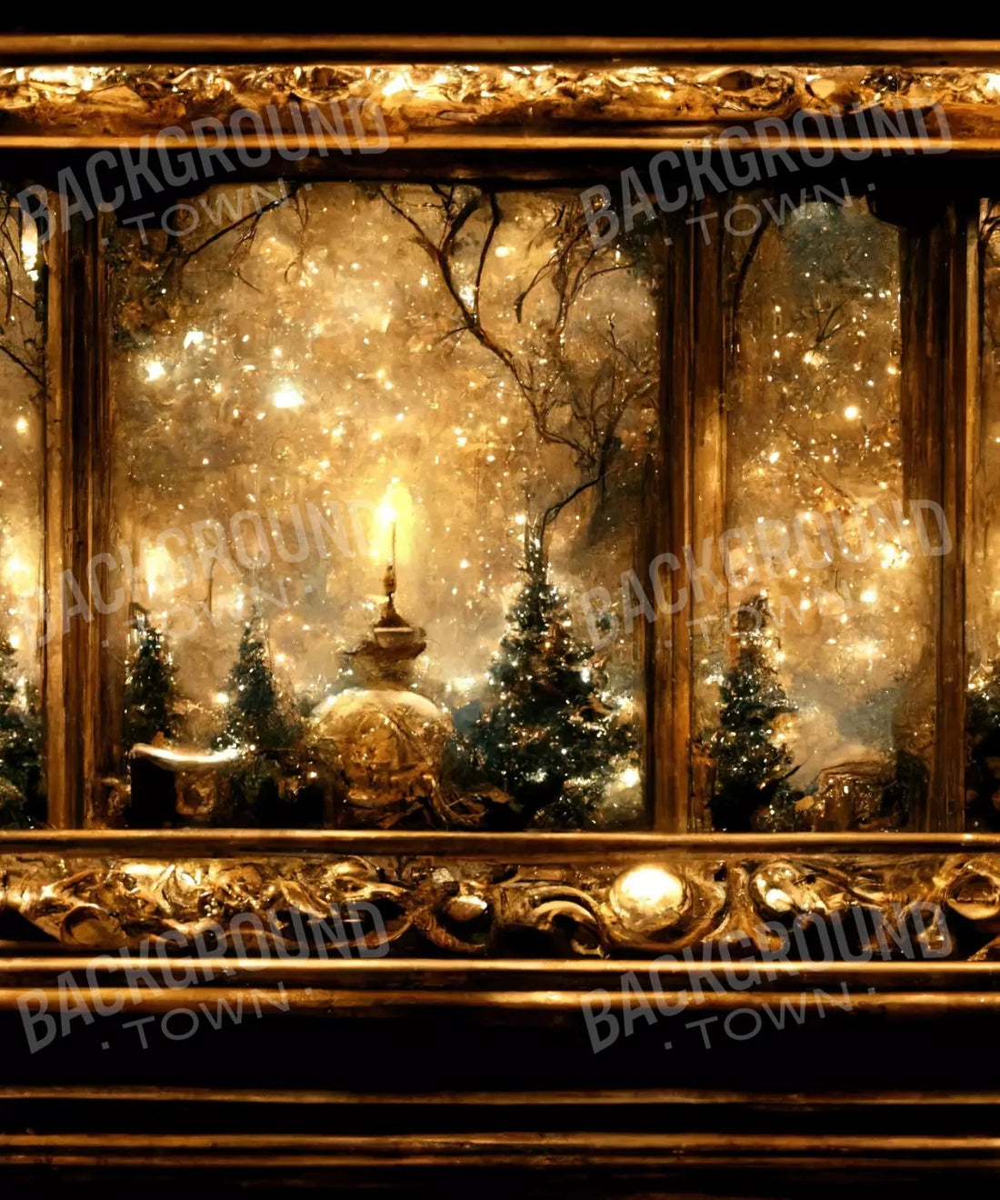 Brown , Gold Backdrop for Photography