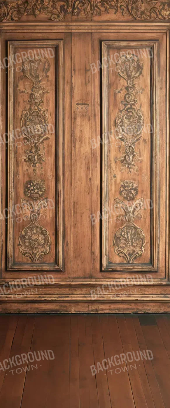 Ornate Wood Wall 5’X12’ Ultracloth For Westcott X - Drop (60 X 144 Inch) Backdrop