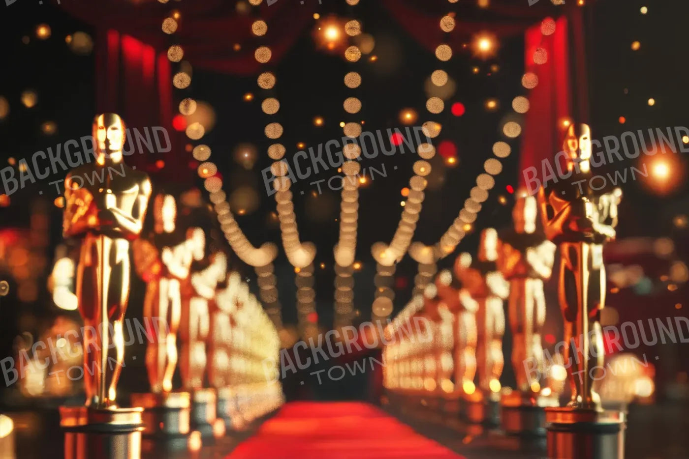 Oscar Night Red Carpet 12’x8’ UltraCloth (144 x 96 inch) Backdrop