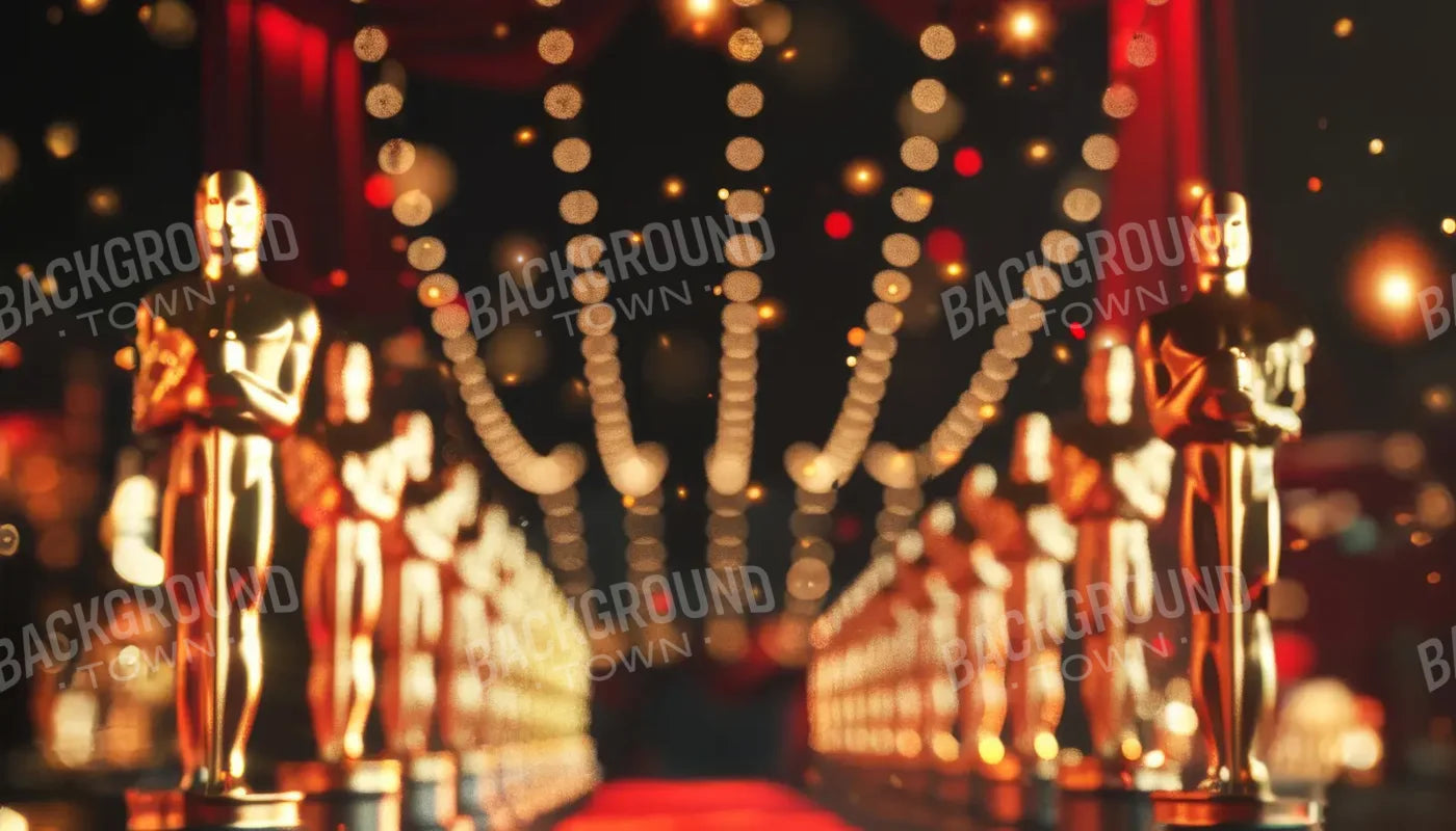 Oscar Night Red Carpet 14’x8’ UltraCloth (168 x 96 inch) Backdrop