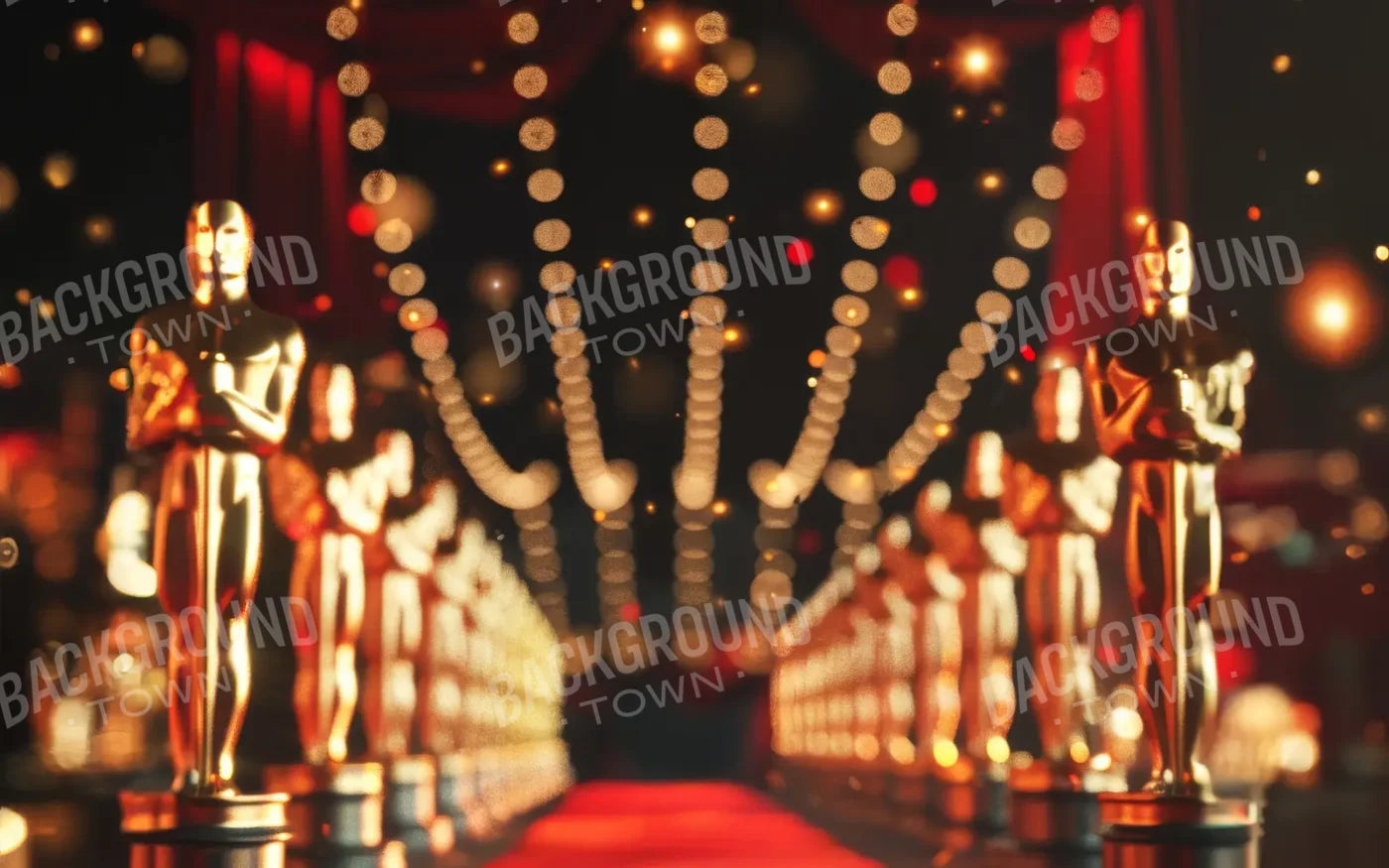 Oscar Night Red Carpet 8’x5’ UltraCloth (96 x 60 inch) Backdrop