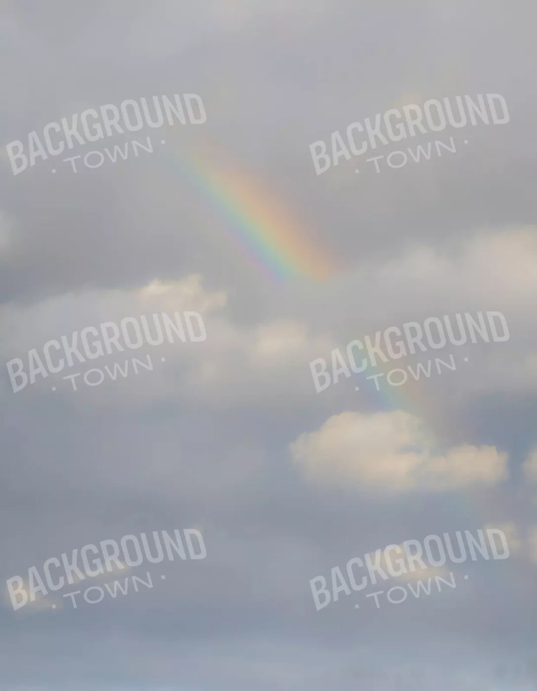 Over The Rainbow 6X8 Fleece ( 72 X 96 Inch ) Backdrop