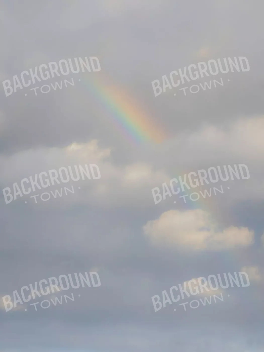 Over The Rainbow 8X10 Fleece ( 96 X 120 Inch ) Backdrop