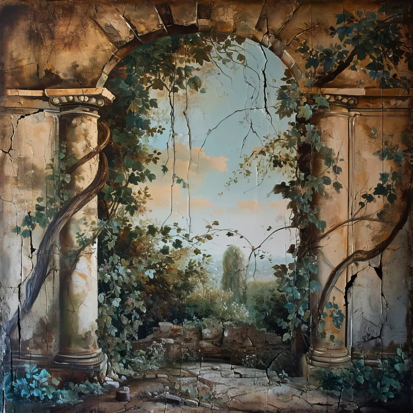 Overtaking Secret Garden 10’X10’ Ultracloth (120 X Inch) Backdrop