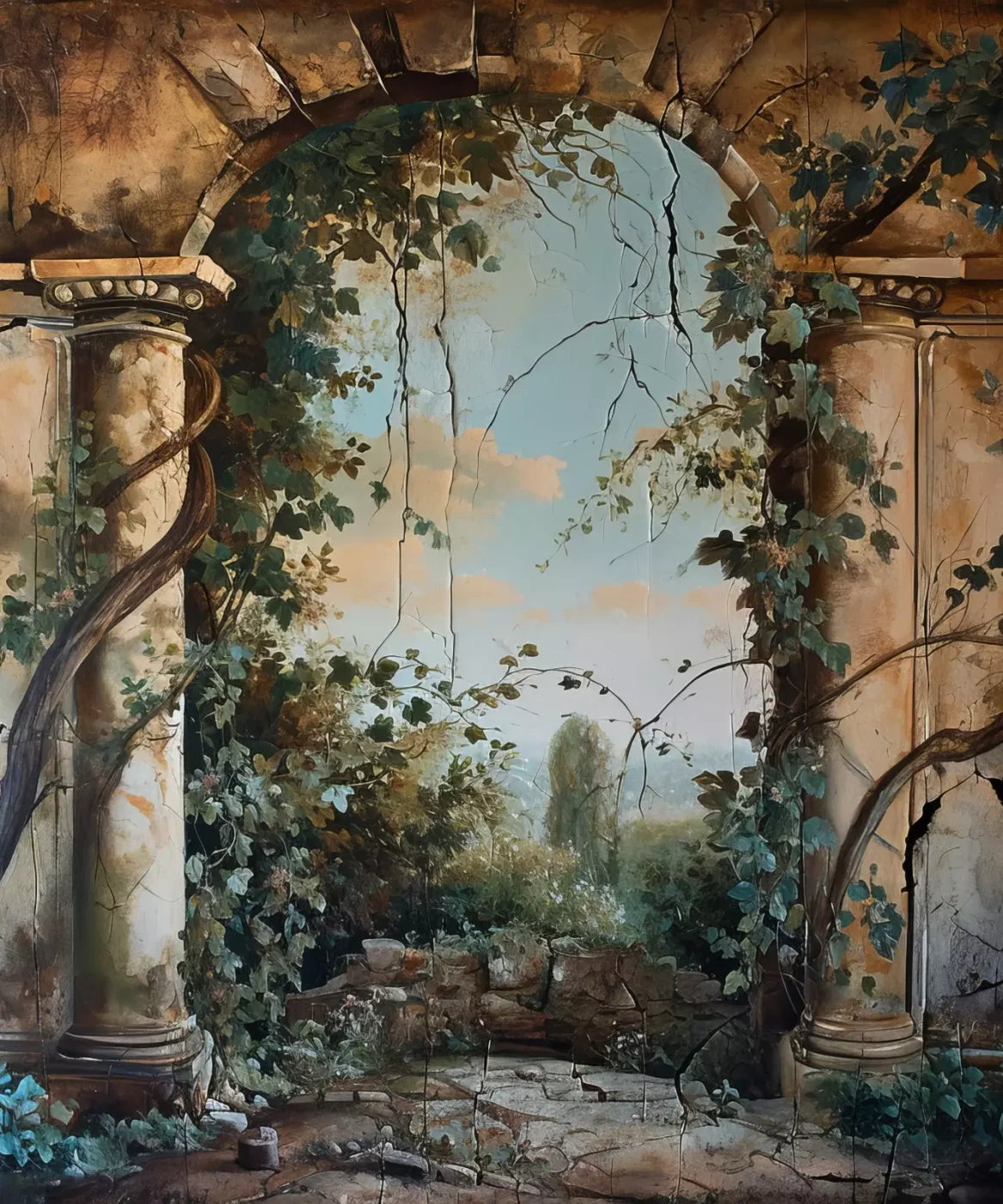 Overtaking Secret Garden 10’X12’ Ultracloth (120 X 144 Inch) Backdrop