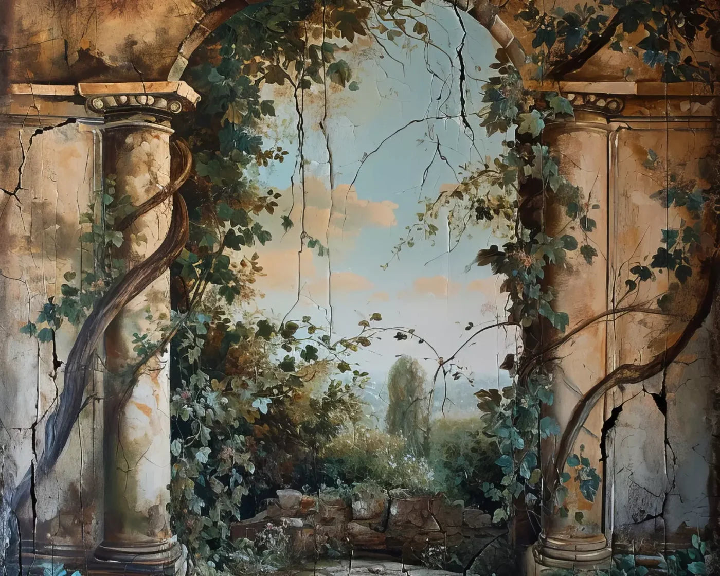 Overtaking Secret Garden 10’X8’ Fleece (120 X 96 Inch) Backdrop