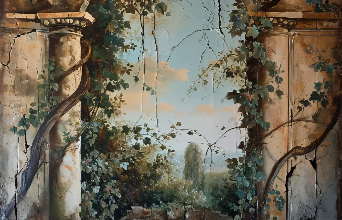 Overtaking Secret Garden 14’X9’ Ultracloth (168 X 108 Inch) Backdrop