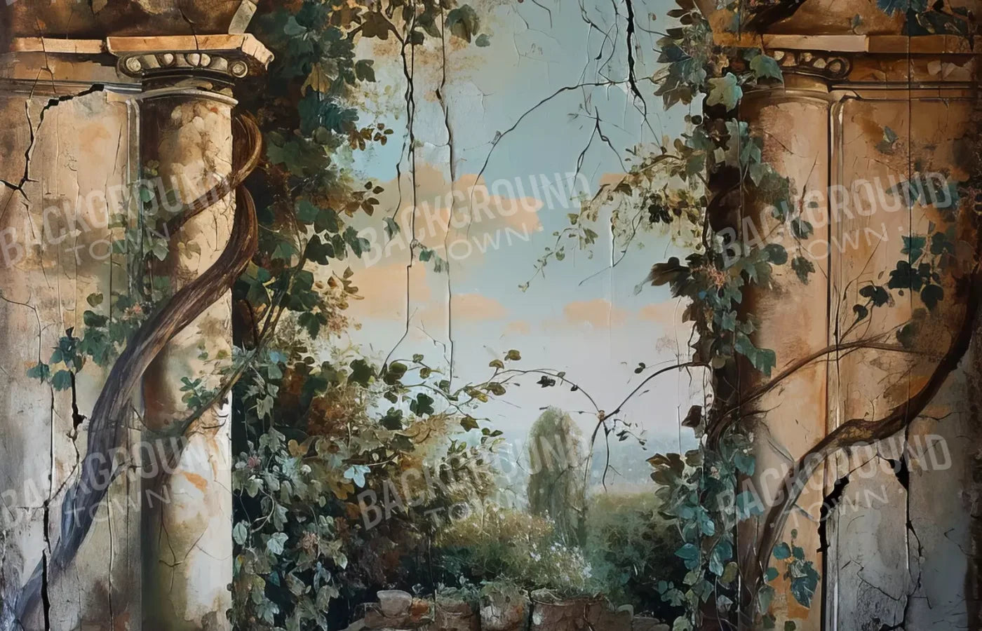 Overtaking Secret Garden 14’X9’ Ultracloth (168 X 108 Inch) Backdrop