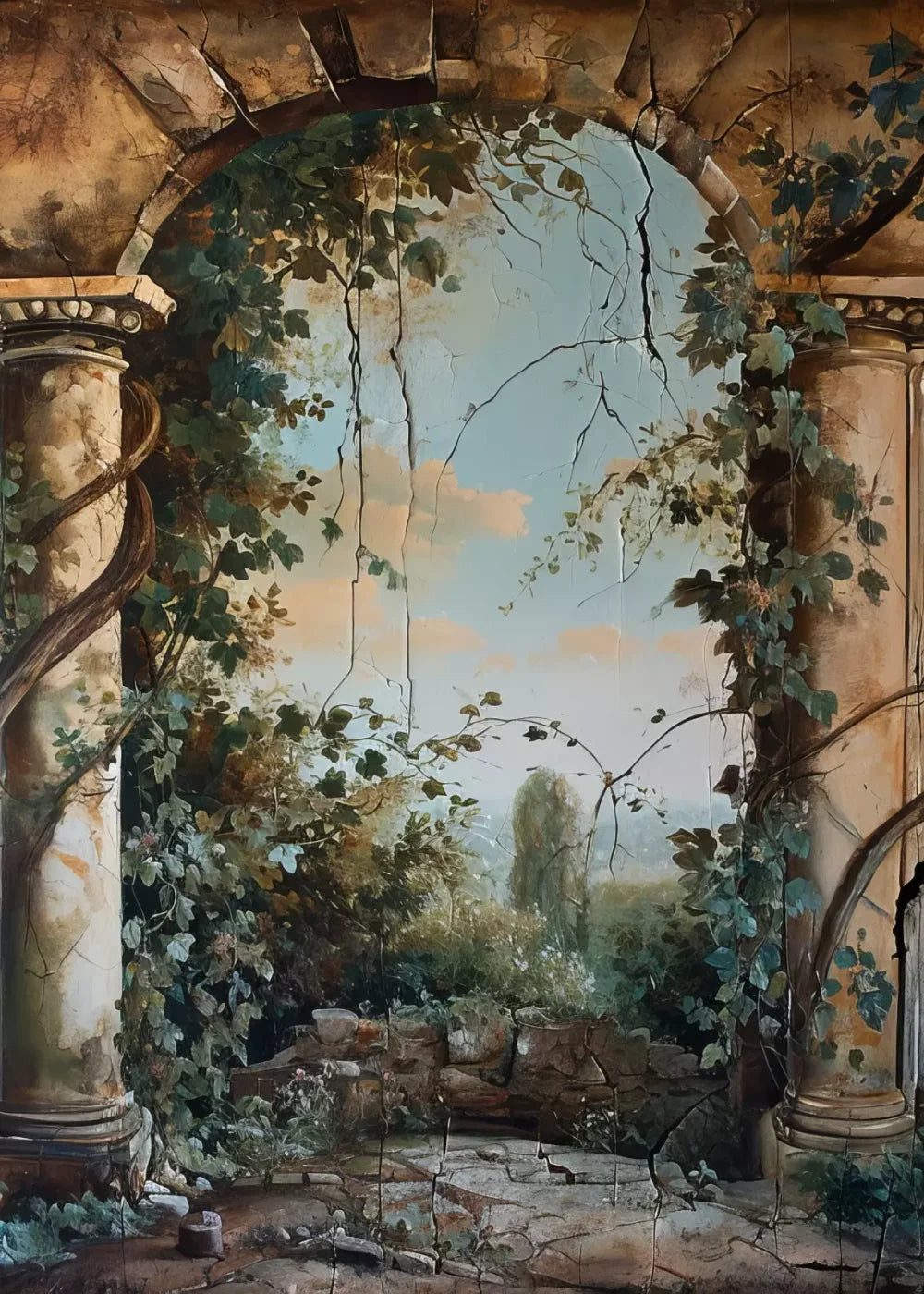 Overtaking Secret Garden 5’X7’ Ultracloth (60 X 84 Inch) Backdrop