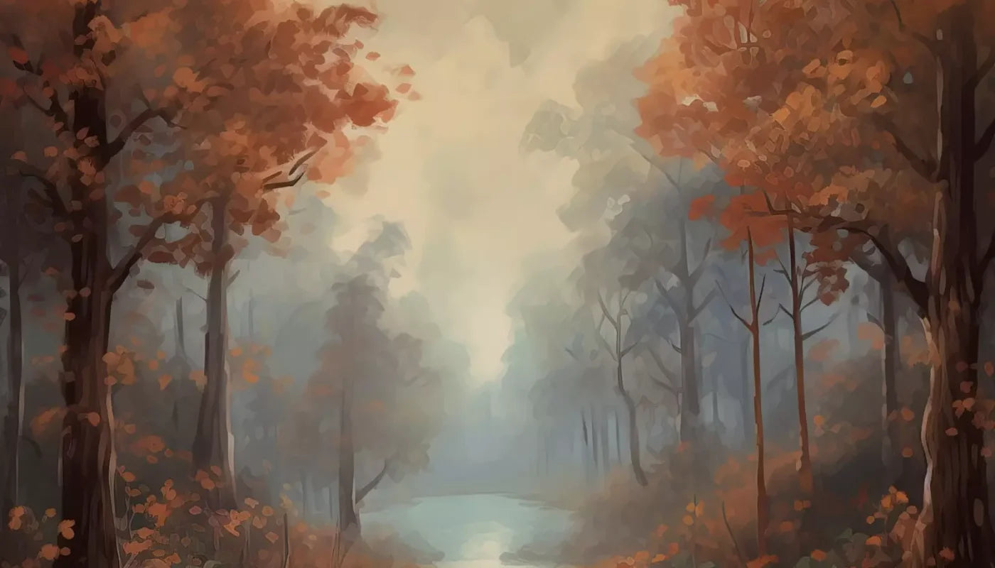Painted Autumn Clearing 14’X8’ Ultracloth (168 X 96 Inch) Backdrop