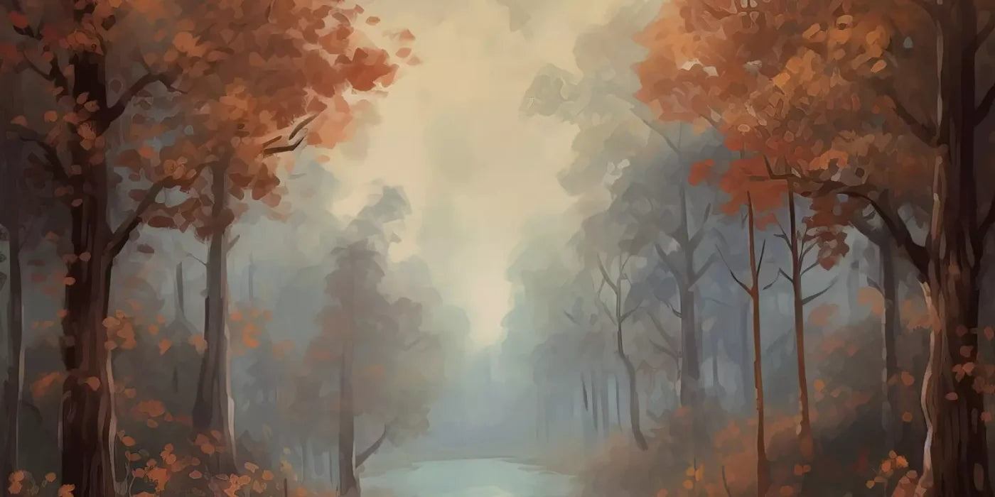 Painted Autumn Clearing 16’X8’ Ultracloth (192 X 96 Inch) Backdrop