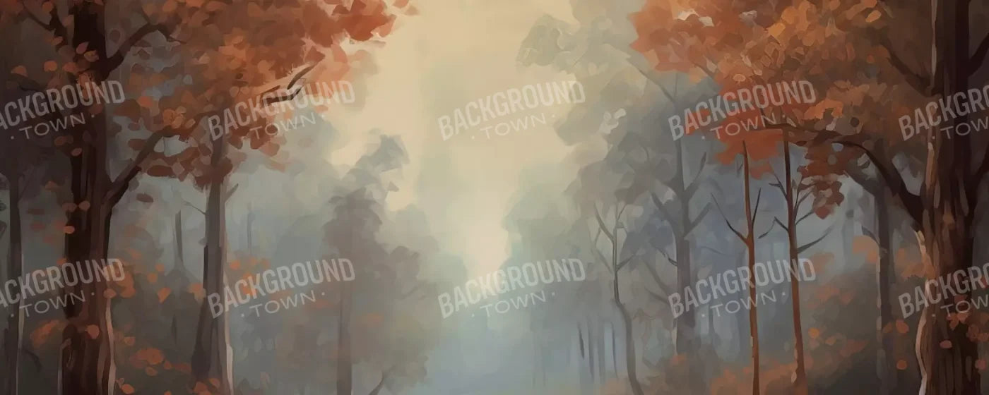 Painted Autumn Clearing 20’X8’ Ultracloth (240 X 96 Inch) Backdrop