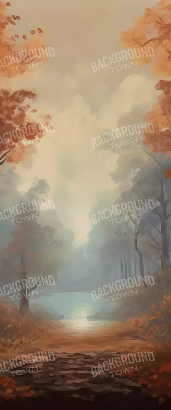 Painted Autumn Clearing 5’X12’ Ultracloth For Westcott X-Drop (60 X 144 Inch) Backdrop
