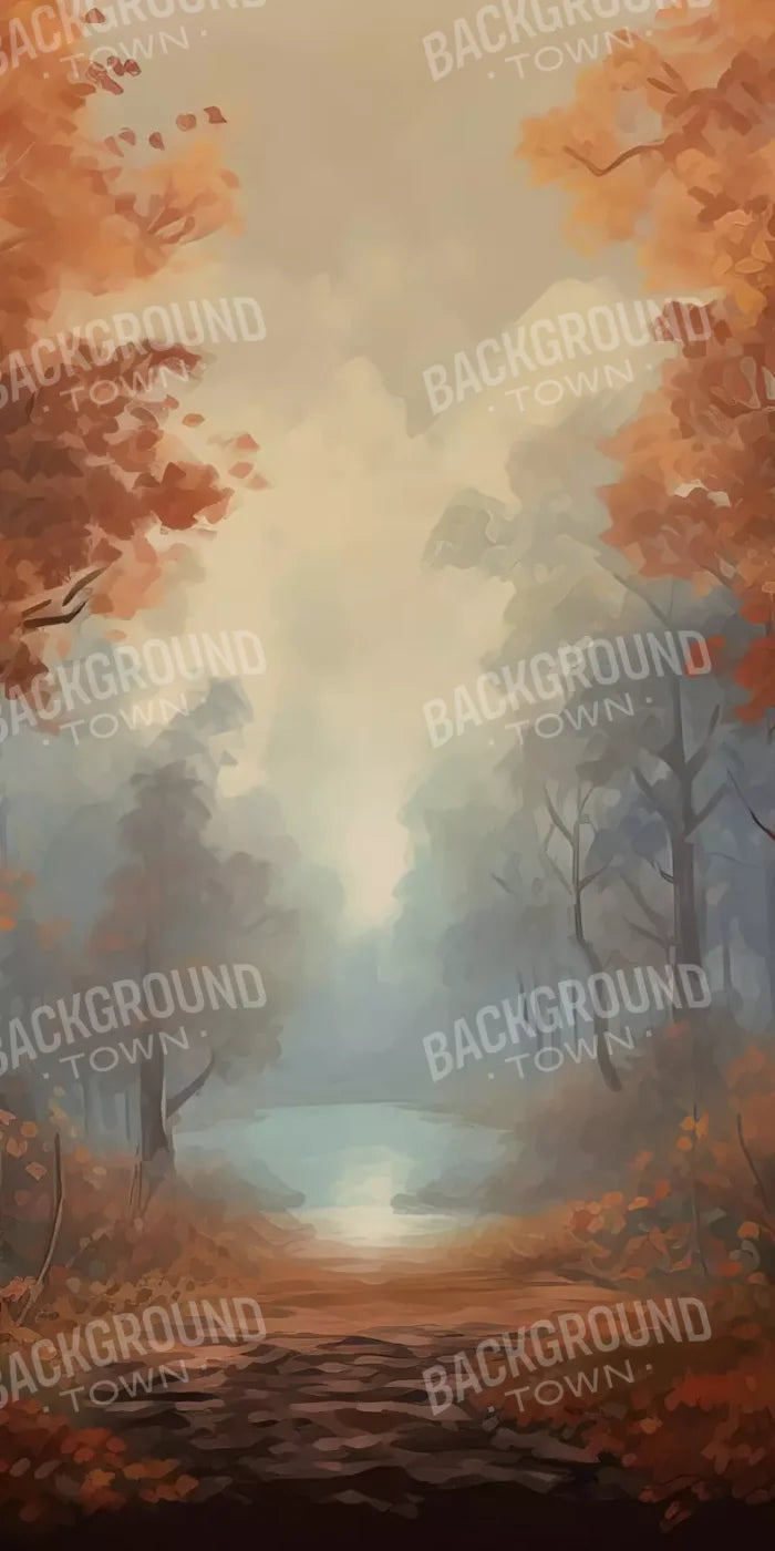 Painted Autumn Clearing 8’X16’ Ultracloth (96 X 192 Inch) Backdrop