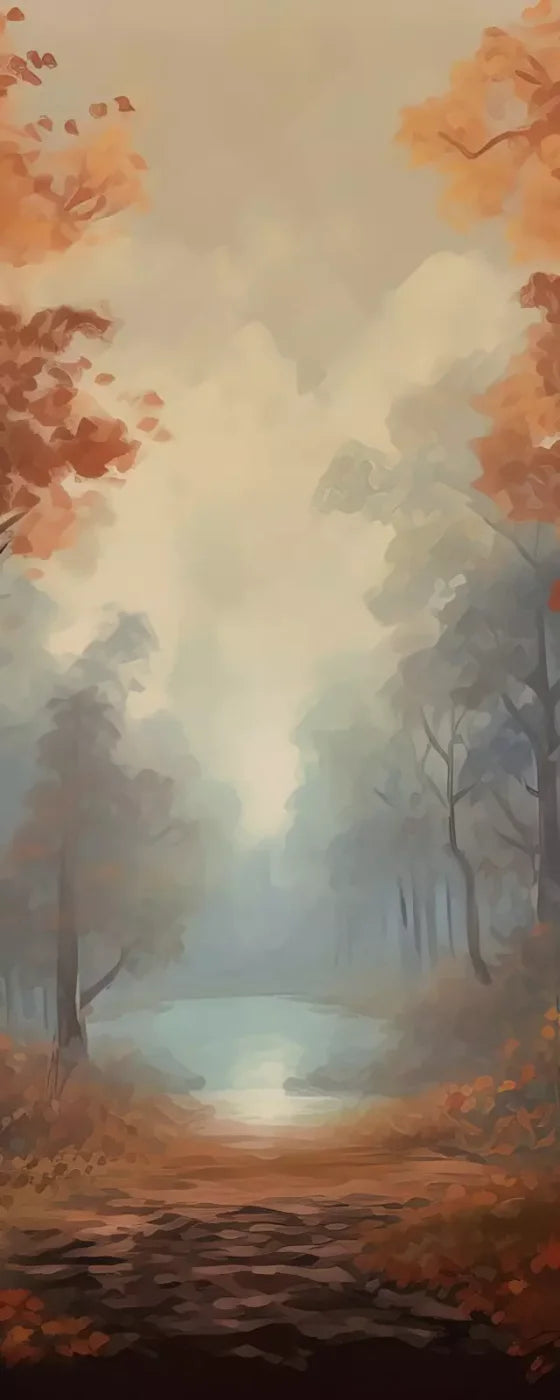Painted Autumn Clearing 8’X20’ Ultracloth (96 X 240 Inch) Backdrop