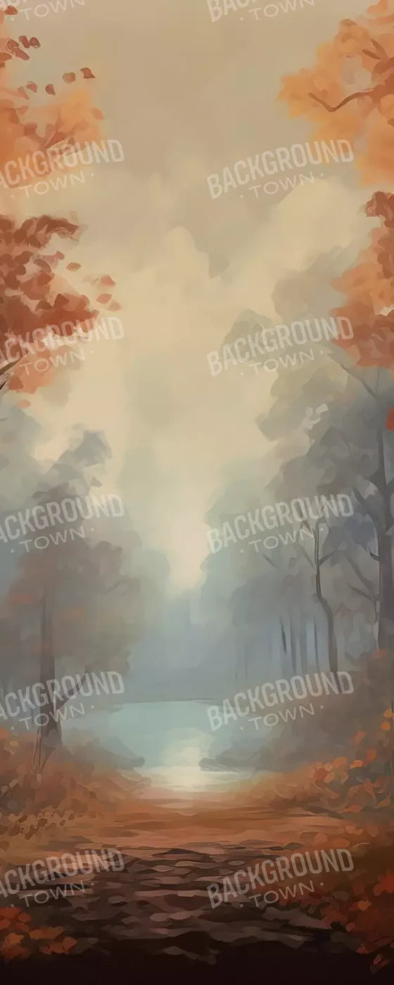 Painted Autumn Clearing 8’X20’ Ultracloth (96 X 240 Inch) Backdrop
