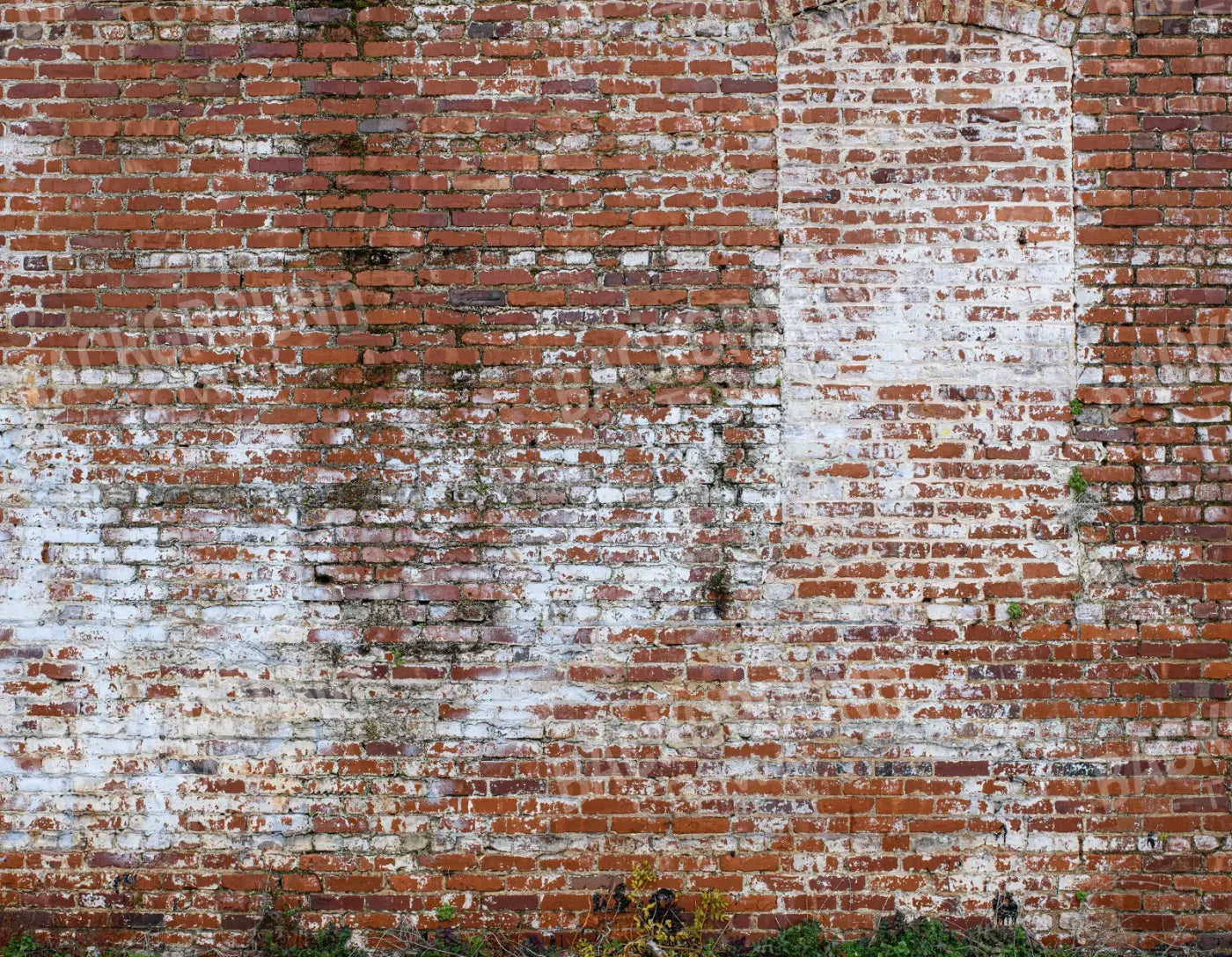 Painted Brick 8X6 Fleece ( 96 X 72 Inch ) Backdrop