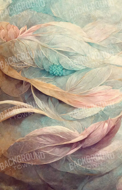 Painted Feathers 8X12 Ultracloth ( 96 X 144 Inch ) Backdrop