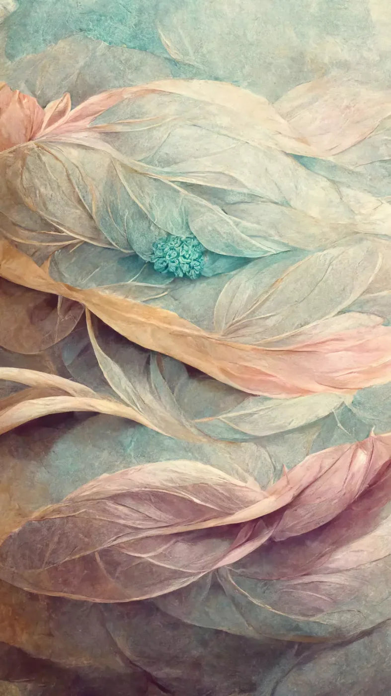 Painted Feathers 8X14 Ultracloth ( 96 X 168 Inch ) Backdrop