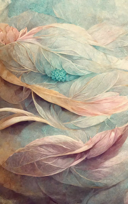 Painted Feathers 9X14 Ultracloth ( 108 X 168 Inch ) Backdrop