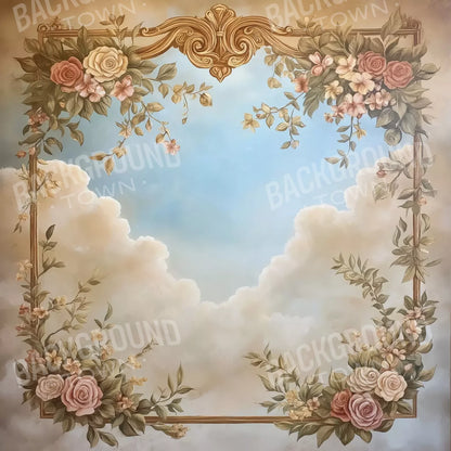 Painted Floral Sky 10’X10’ Ultracloth (120 X Inch) Backdrop