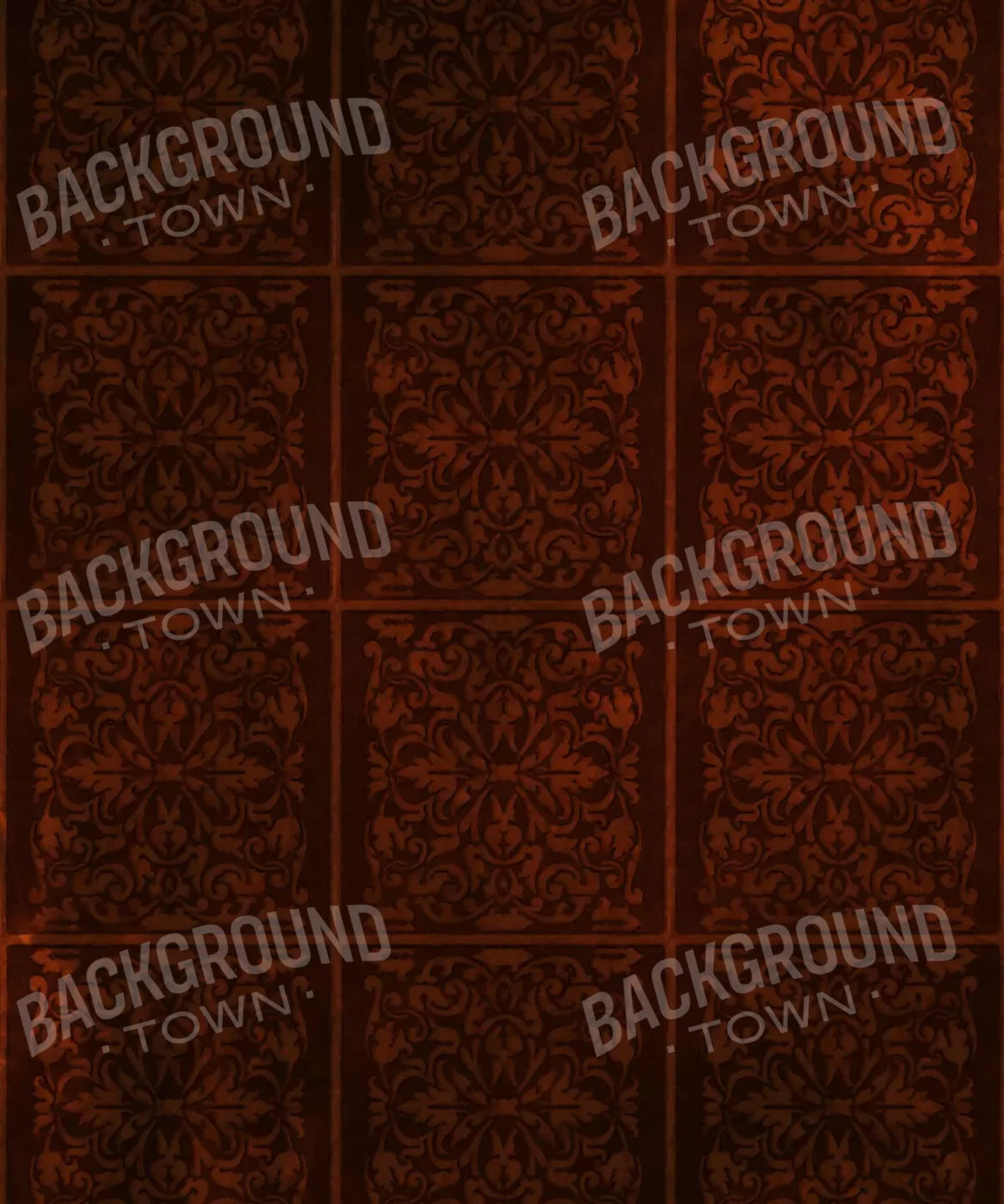 Brown Damask Backdrop for Photography