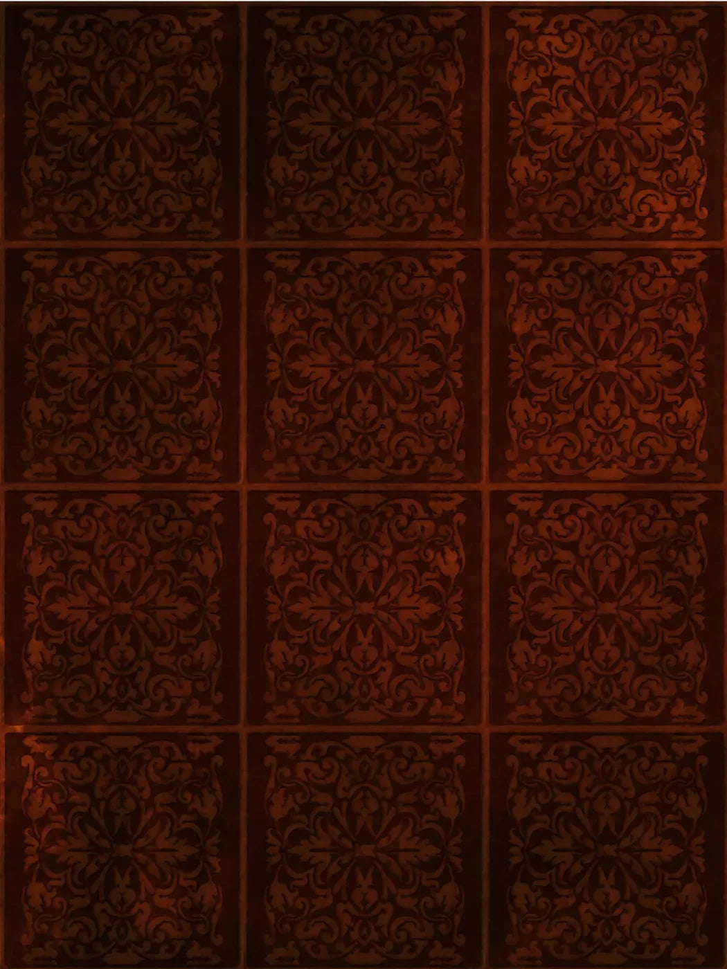 Painted Tiles 5X68 Fleece ( 60 X 80 Inch ) Backdrop