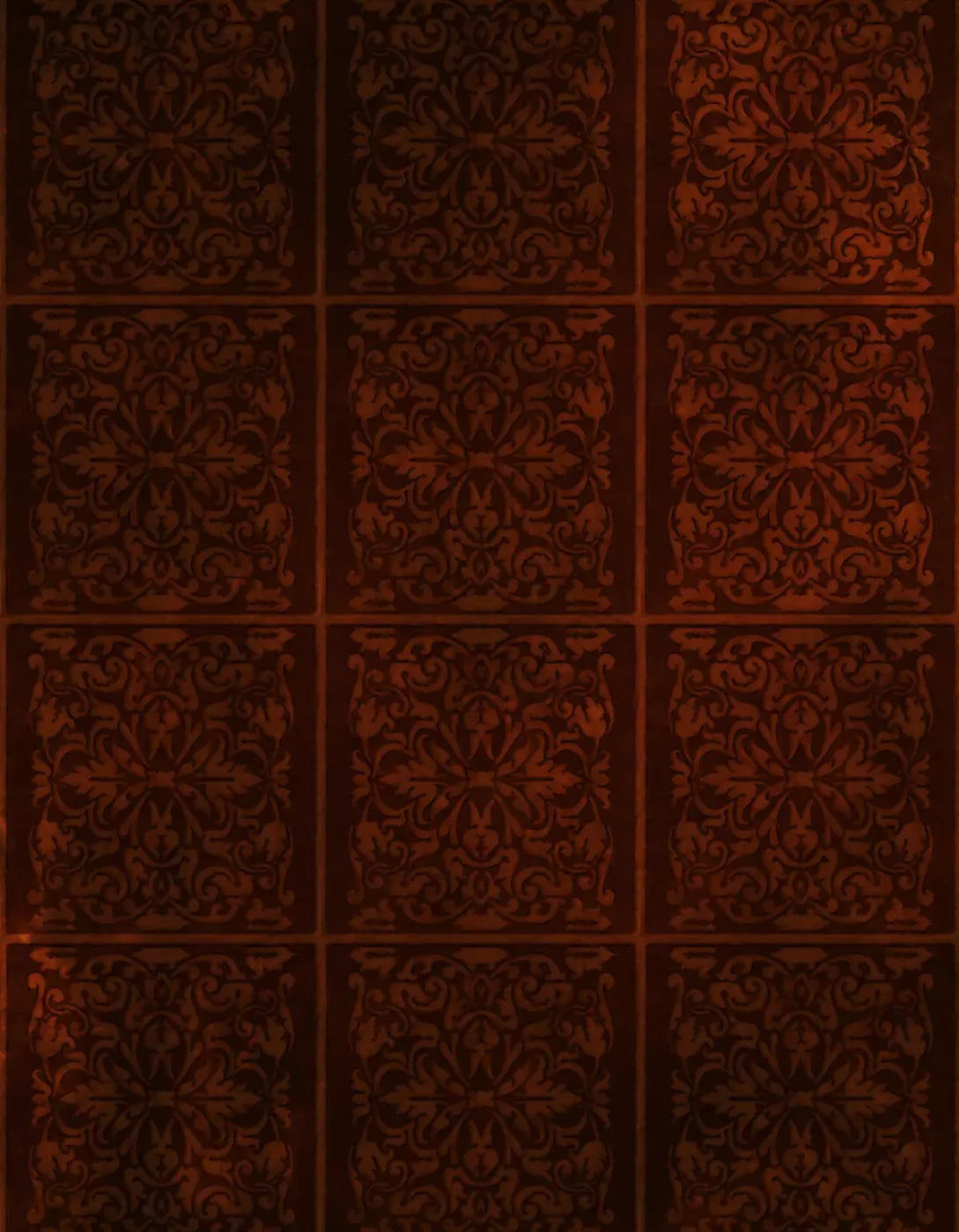 Painted Tiles 6X8 Fleece ( 72 X 96 Inch ) Backdrop
