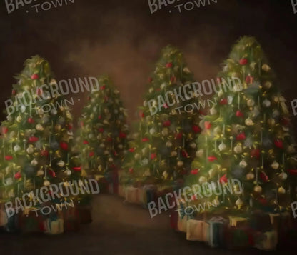 Painted Trees 12X10 Ultracloth ( 144 X 120 Inch ) Backdrop