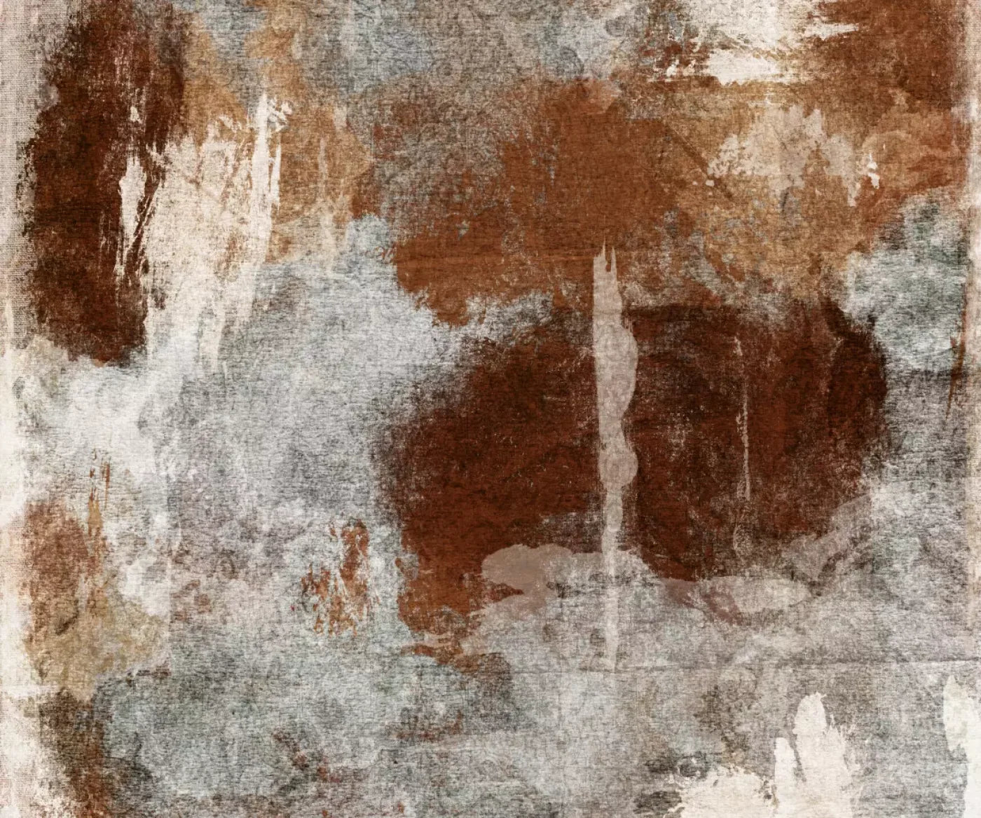Painted Western 5X42 Fleece ( 60 X 50 Inch ) Backdrop