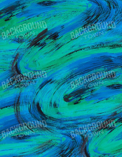 Painterblues 6X8 Fleece ( 72 X 96 Inch ) Backdrop