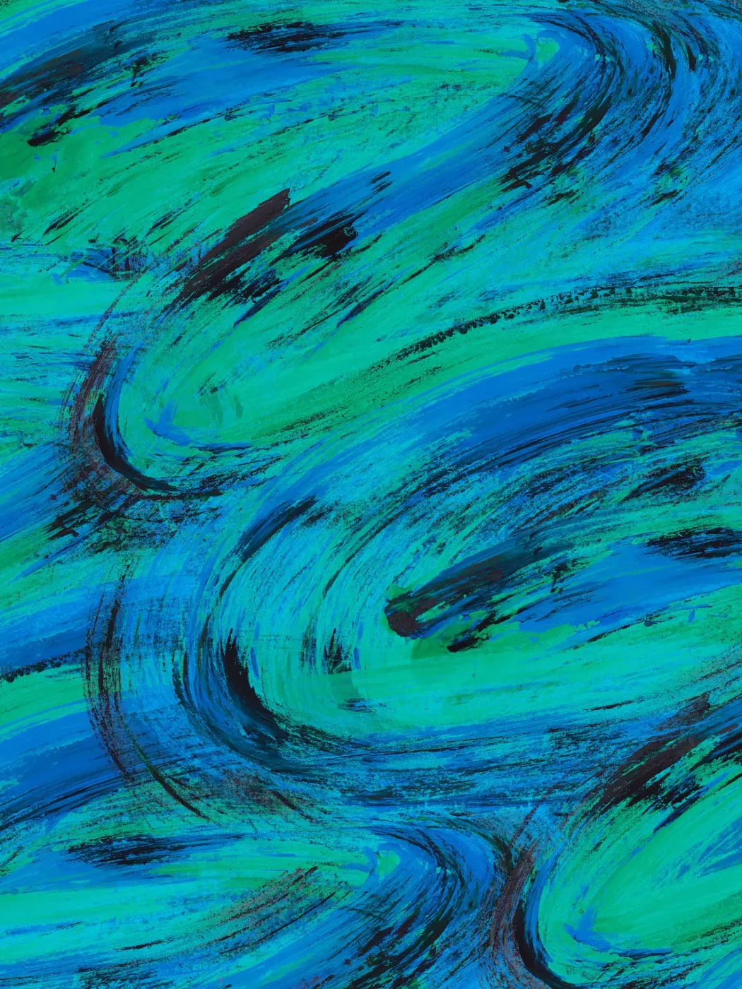 Painterblues 8X10 Fleece ( 96 X 120 Inch ) Backdrop