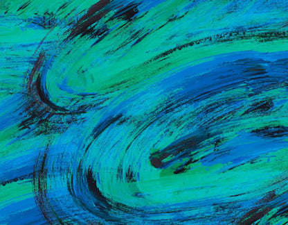 Painterblues 8X6 Fleece ( 96 X 72 Inch ) Backdrop