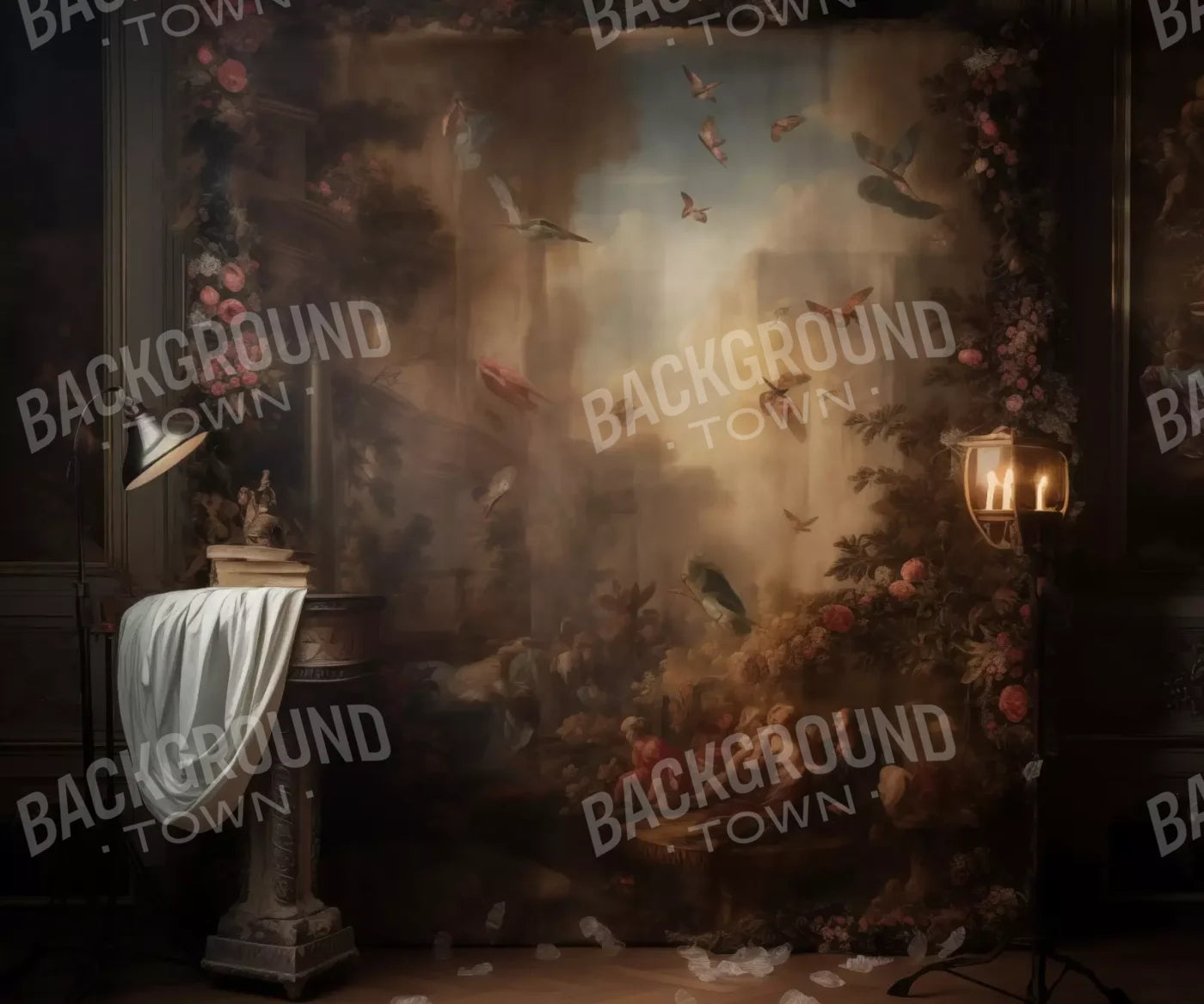 Painting In The Office 12’X10’ Ultracloth (144 X 120 Inch) Backdrop