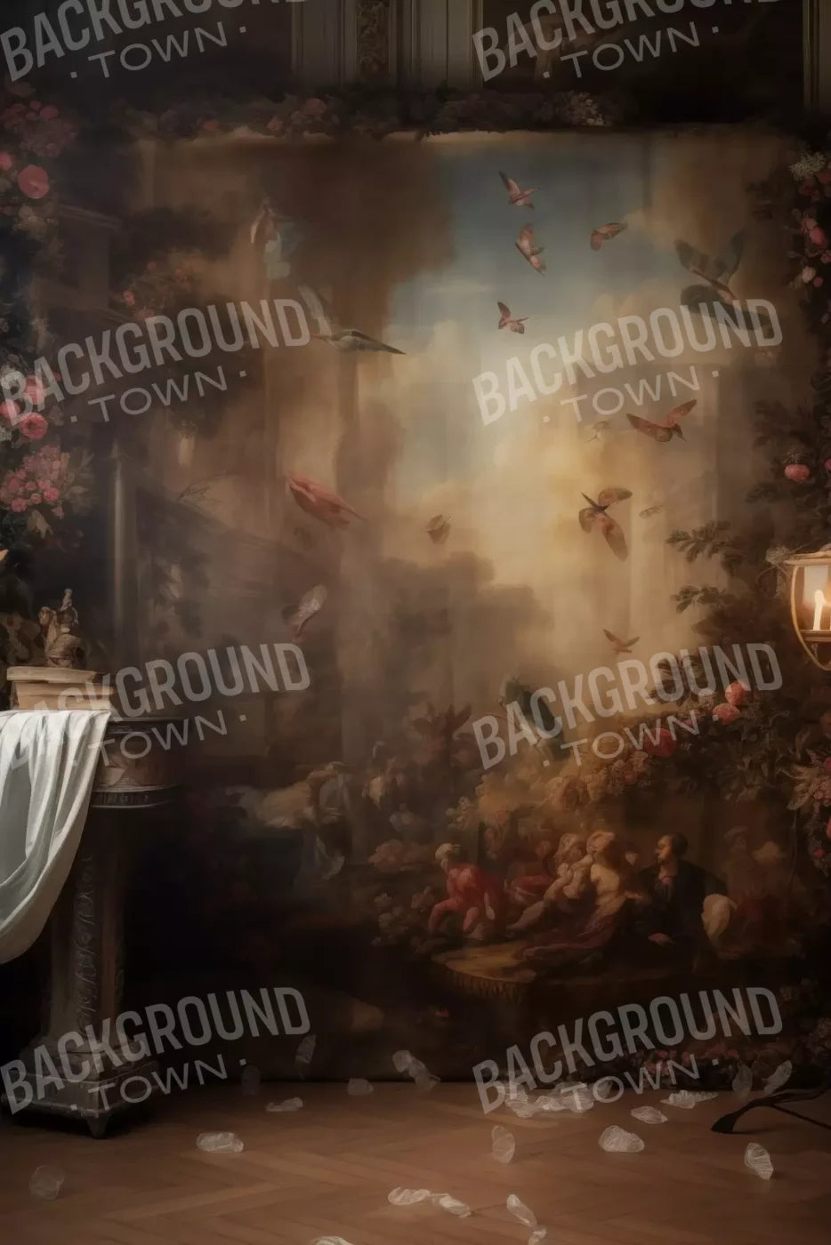 Painting In The Office 8’X12’ Ultracloth (96 X 144 Inch) Backdrop