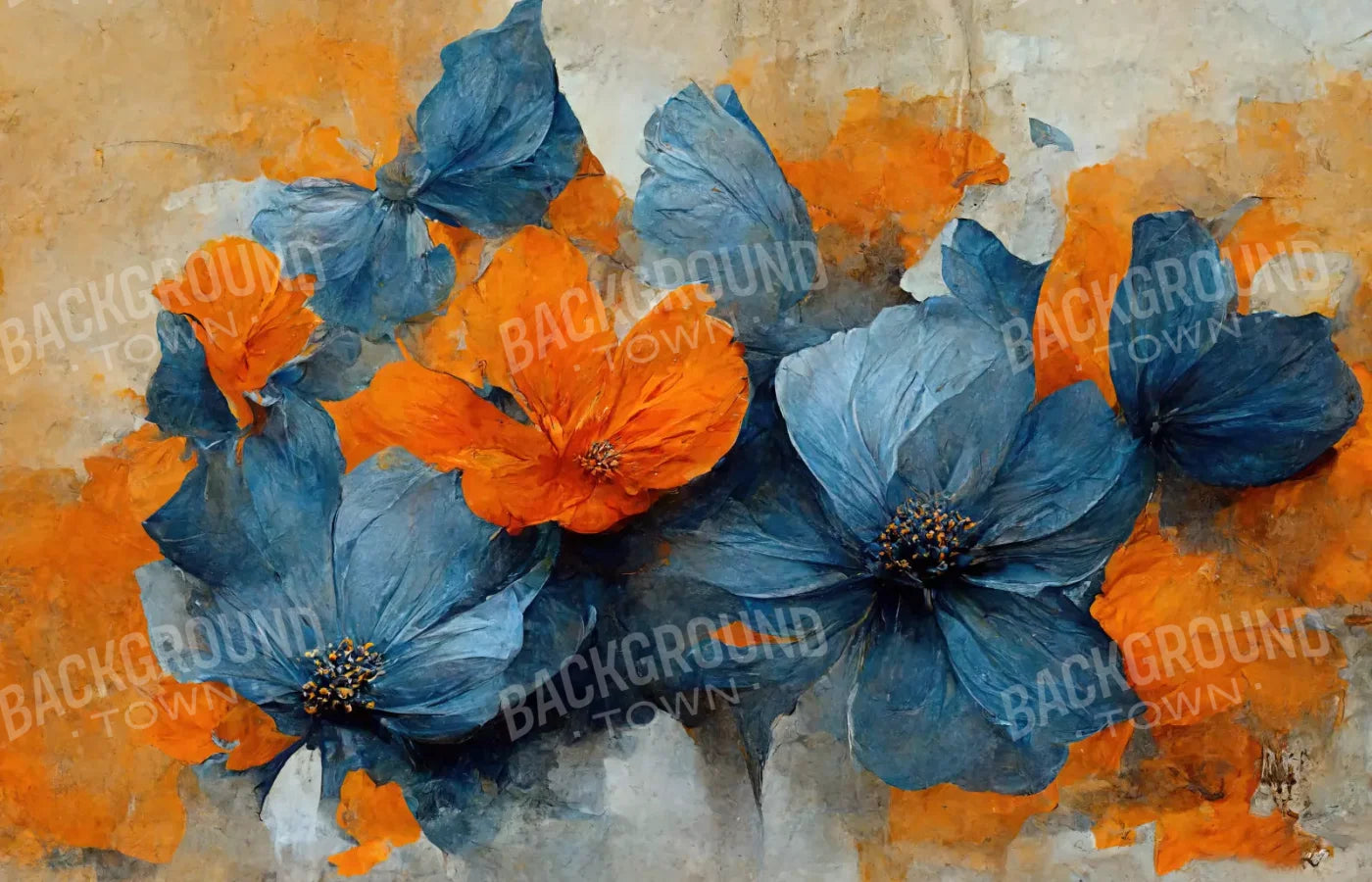 Paper Flowers 12X8 Ultracloth ( 144 X 96 Inch ) Backdrop