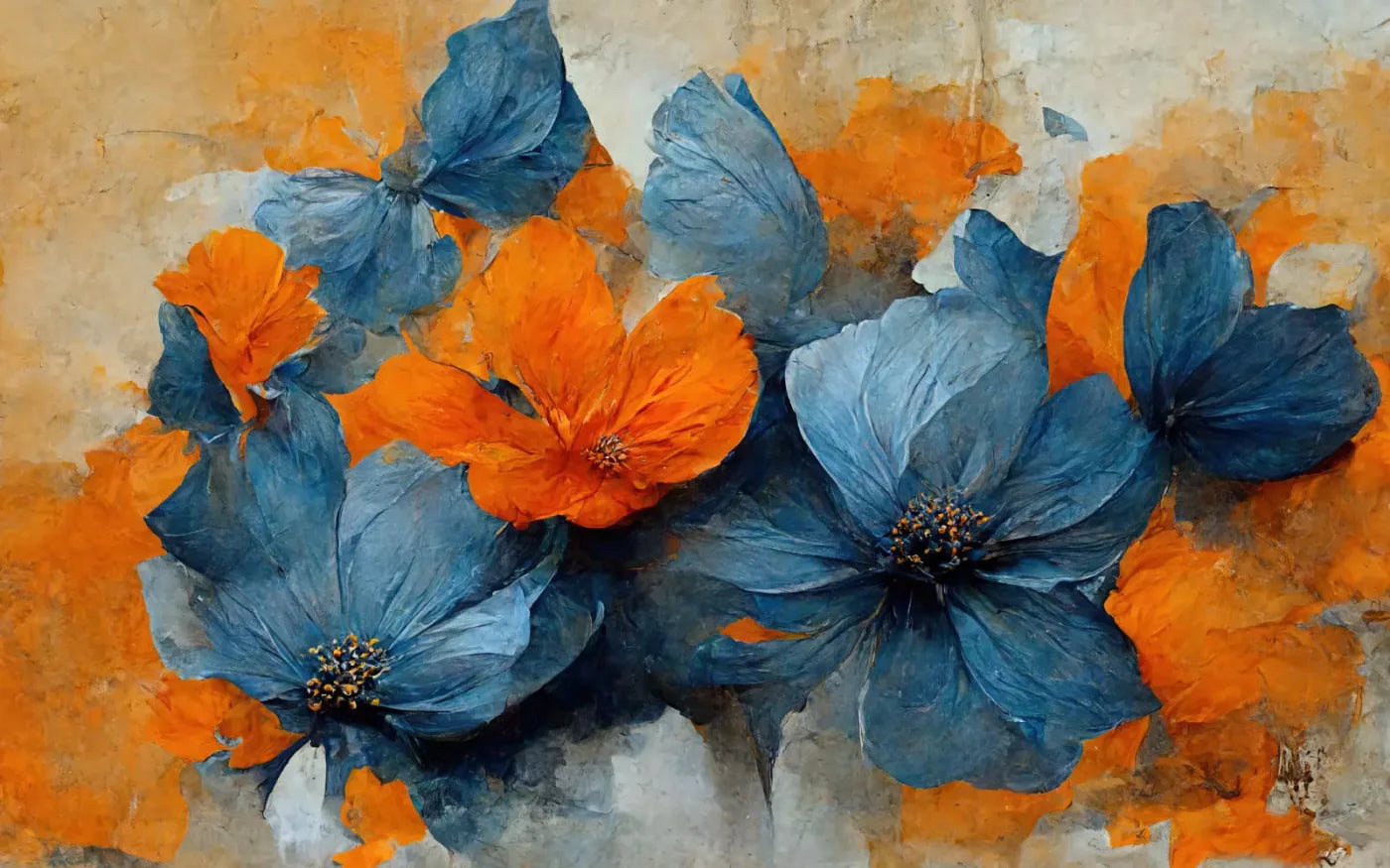 Paper Flowers 14X9 Ultracloth ( 168 X 108 Inch ) Backdrop