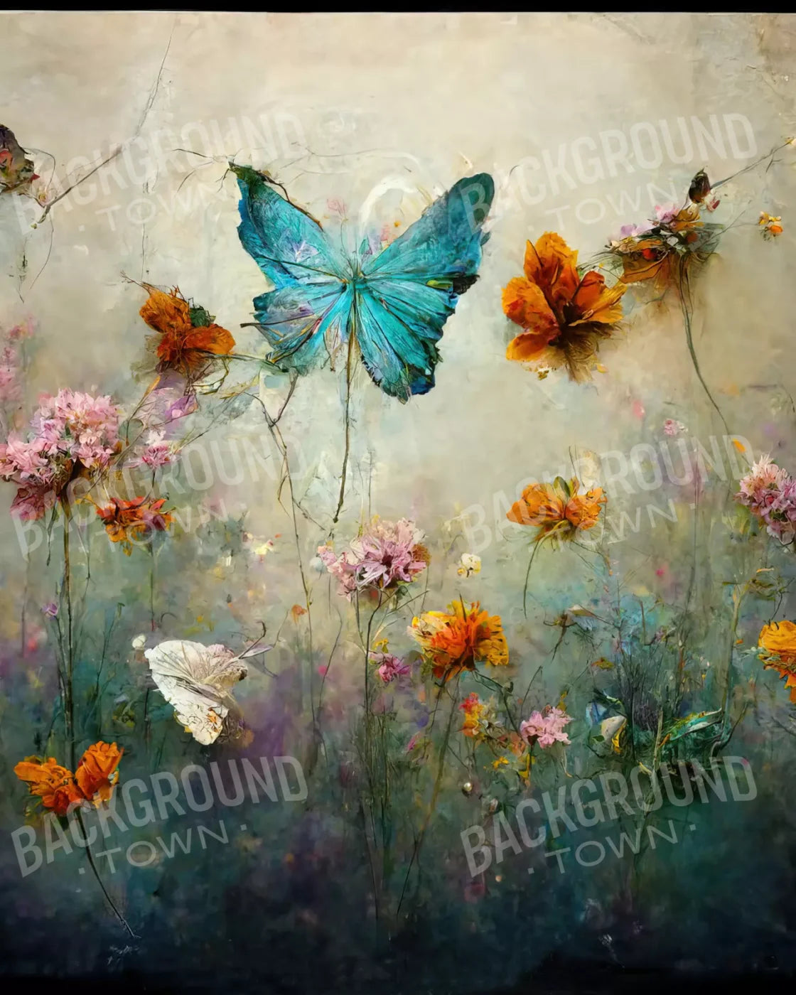 Paper Morpho 8’X10’ Fleece (96 X 120 Inch) Backdrop