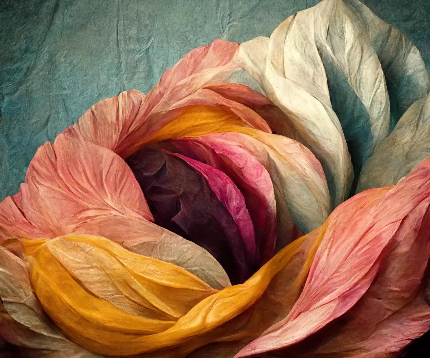 Parachute Petals 5X42 Fleece ( 60 X 50 Inch ) Backdrop