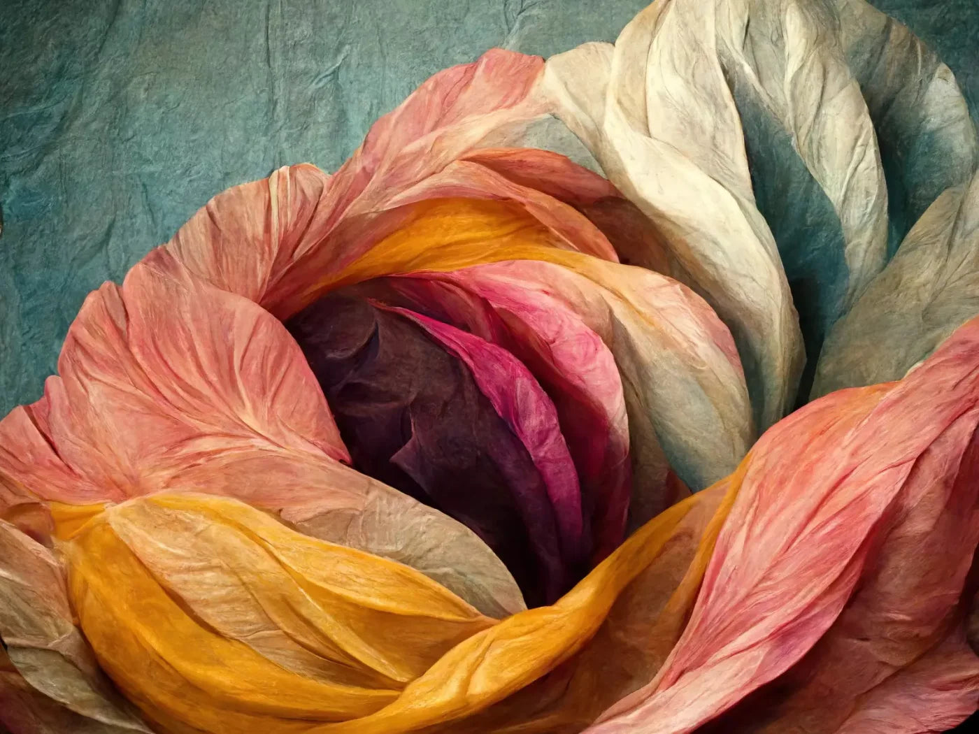 Parachute Petals 68X5 Fleece ( 80 X 60 Inch ) Backdrop