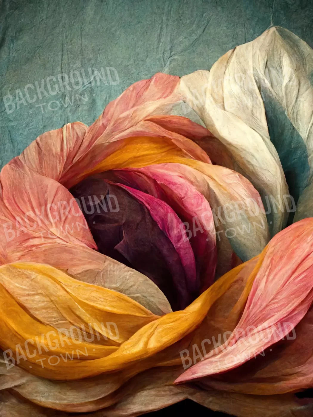 Parachute Petals 8X10 Fleece ( 96 X 120 Inch ) Backdrop