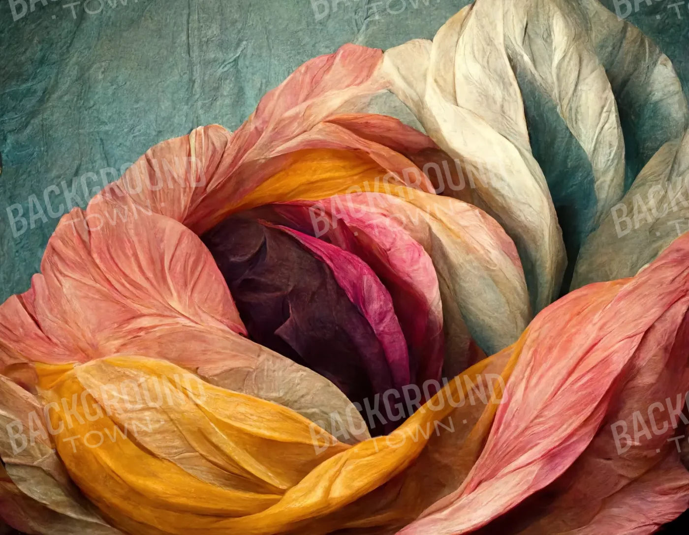 Parachute Petals 8X6 Fleece ( 96 X 72 Inch ) Backdrop