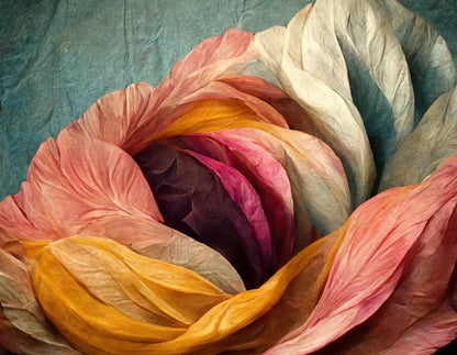 Parachute Petals 8X6 Fleece ( 96 X 72 Inch ) Backdrop