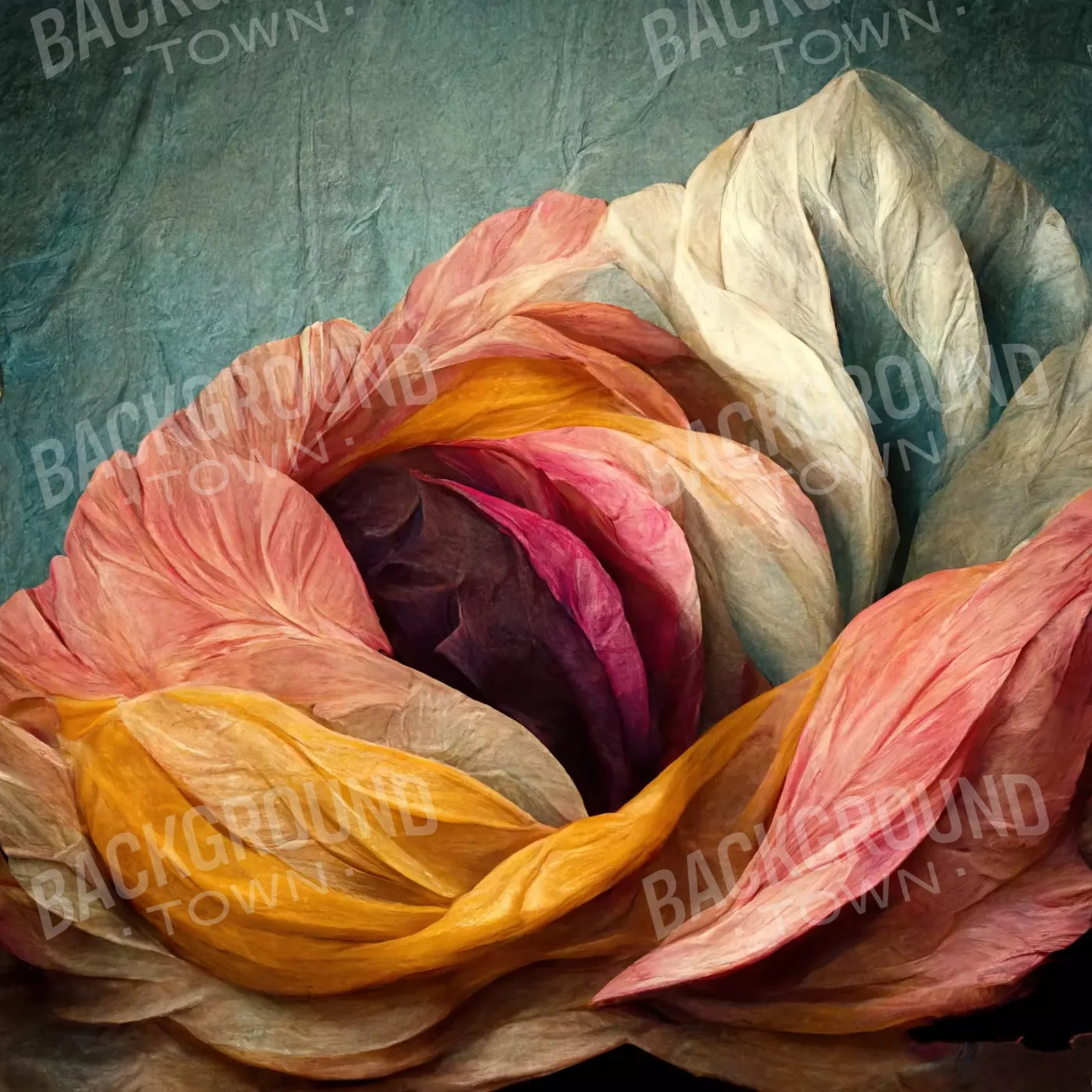 Parachute Petals 8X8 Fleece ( 96 X Inch ) Backdrop