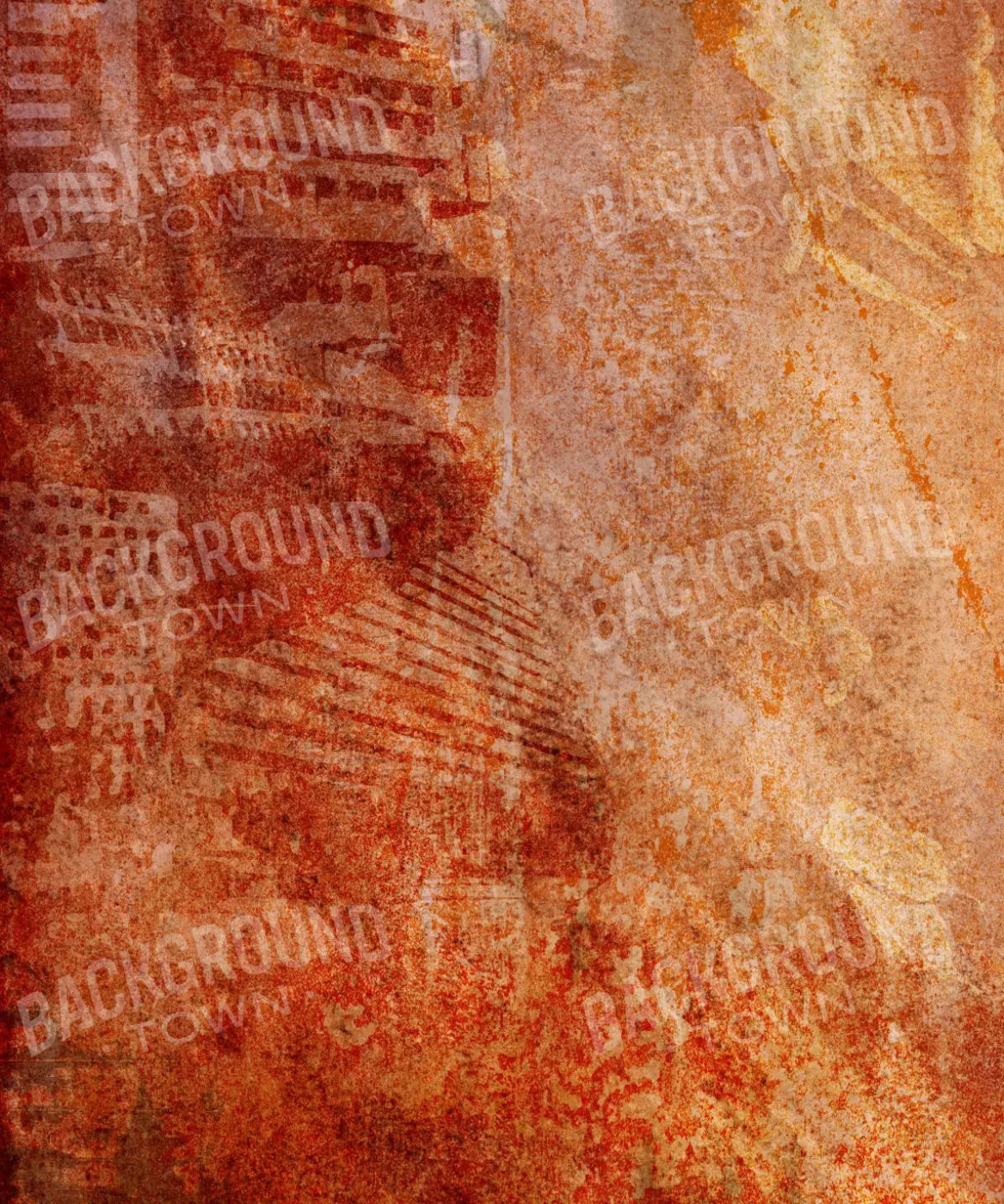 Orange Urban Grunge Backdrop for Photography