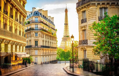 Paris Street Corner 14’x9’ UltraCloth (168 x 108 inch) Backdrop